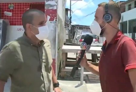 Equipes do SBT e da Band são expulsas por homens armados em cobertura de crime