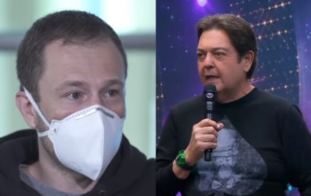 Na Band, Faustão reage após relato de Tiago Leifert sobre a filha