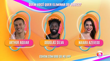 Enquete BBB 2022: Quem vai sair no paredão? Arthur, DG ou Naiara Azevedo?