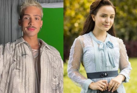 João Guilherme acompanha estreia de Larissa Manoela na Globo