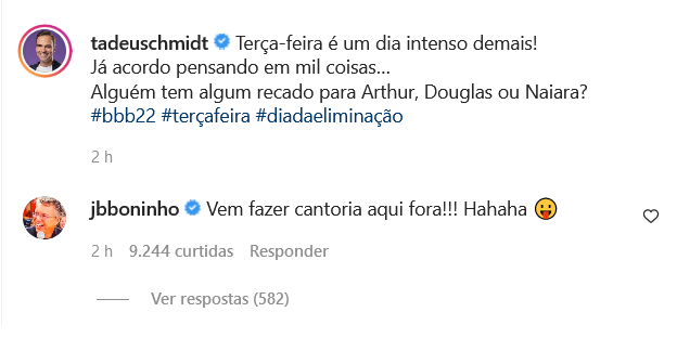 Tadeu Schmidt e Boninho