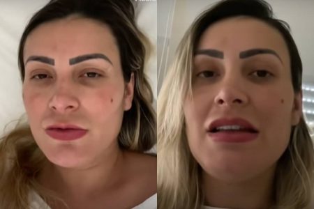 Filho de Andressa Urach tem roupas roubadas após modelo ser internada