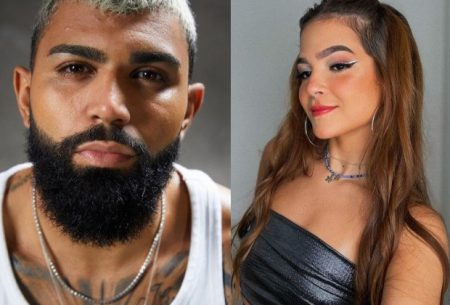 Gabigol é flagrado em conversa ao pé do ouvido com Mel Maia