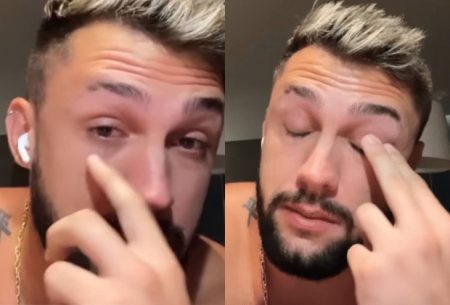 Arthur Picoli é alvo de falsa acusação de estupro, chora e desabafa