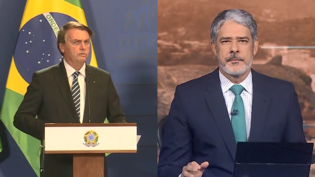 JN relata ameaça de Bolsonaro contra concessão da Globo
