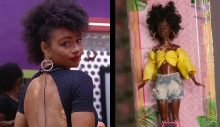 BBB 2022: Natália vira boneca pelas mãos de artista plástico