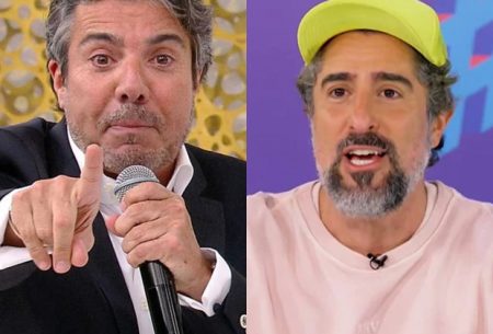 João Kleber reage ao ver Marcos Mion imitando o Teste de Fidelidade na Globo