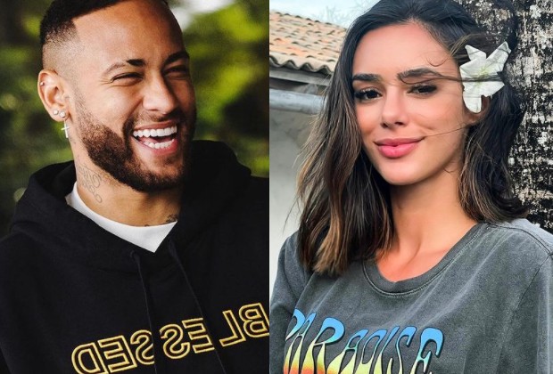 Neymar surge apaixonado em clique com Bruna Biancardi; veja
