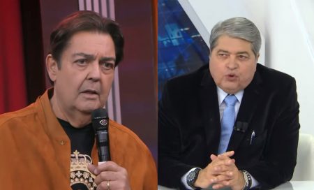 Band faz malabarismo para ver Datena e Faustão juntos no mesmo palco