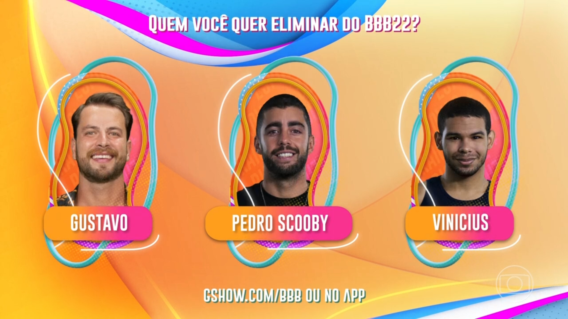 Enquete Paredão BBB 2022: Gustavo, Pedro Scooby ou Vinicius? Quem deve ser eliminado?