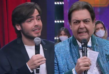 Faustão surpreende e entrega grande vontade do filho, que reage na Band