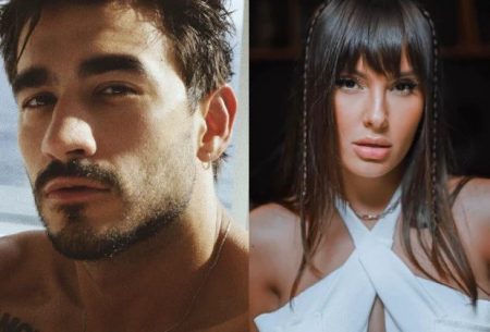 Thais Braz e Guilherme Napolitano trocam muitos beijos e oficializam romance