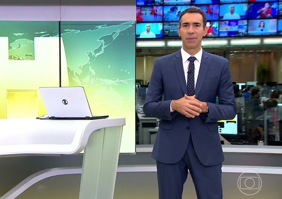 Globo define substituta oficial de César Tralli no Jornal Hoje