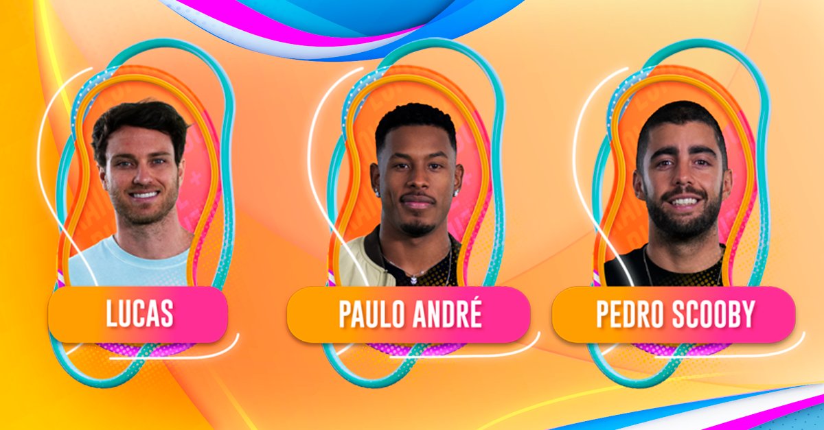 Enquete Paredão BBB 2022: Quem deve ser eliminado entre Lucas, Paulo André e Pedro Scooby?