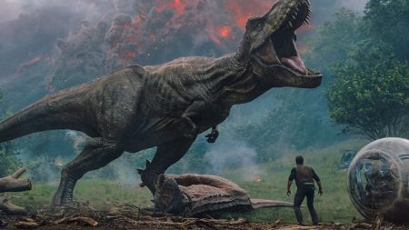 Filme da Temperatura Máxima de Domingo (03/04): Jurassic World: Reino Ameaçado