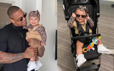 Léo Santana explode o “fofurômetro” ao exibir sorriso da filha Liz