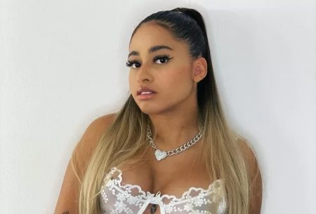 MC Loma exibe barrigão de grávida e é comparada com Ariana Grande