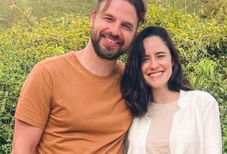 Cássio Reis mostra momento divertido de Fernanda Vasconcellos grávida