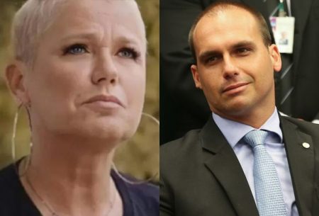 Eduardo Bolsonaro alfineta Xuxa por crítica a fã bolsonarista