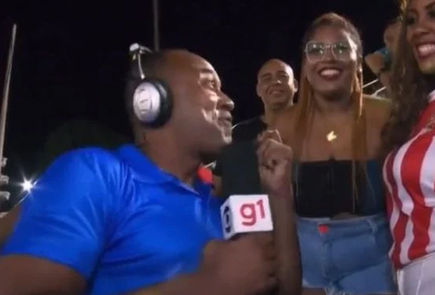 Suposta gringa choca público da Globo com sotaque carioca durante o Carnaval: “Engana outro”