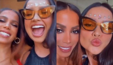 Juliette surta ao aparecer ao lado de cantora internacional e de Anitta
