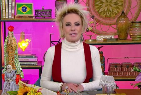Ana Maria Braga volta ao Mais Você após se recuperar da Covid e comemora