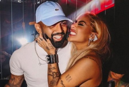 Discretos, Gabigol e Rafaella Santos surgem juntinhos nas redes sociais