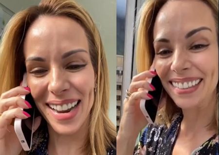 Com covid, Ana Furtado mostra improviso para ver a mãe