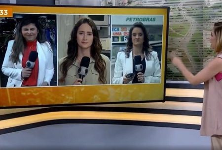 Repórter da Record é atingida por tomate ao vivo, fica chocada e desabafa