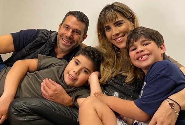 Separado de Wanessa Camargo, Marcus Buaiz passa dia divertido com os filhos