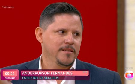 Anderrupson chora ao pedir desculpas após blackface no Mais Você