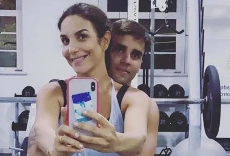 Ivete Sangalo faz treino em família e físico do marido chama a atenção