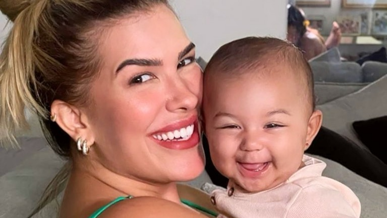 Lorena Improta celebra 8 meses da filha com tema divertido