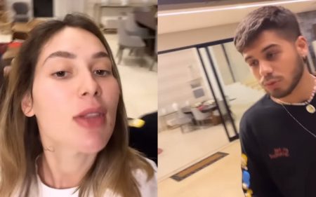 Zé Felipe dá bronca em Virgínia por situação inusitada: “Rabo de fora”