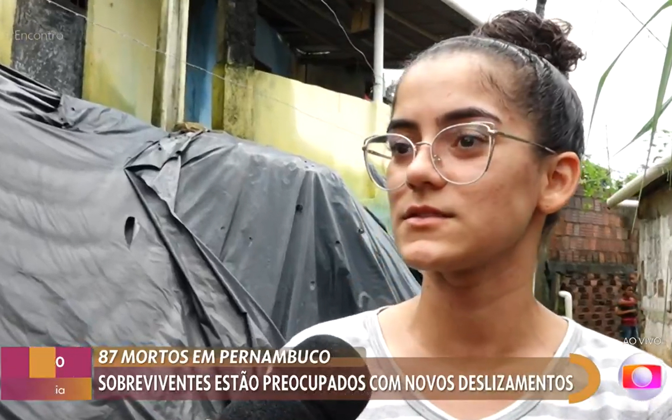 Sobrevivente de tragédia em Pernambuco faz desabafo emocionado na Globo