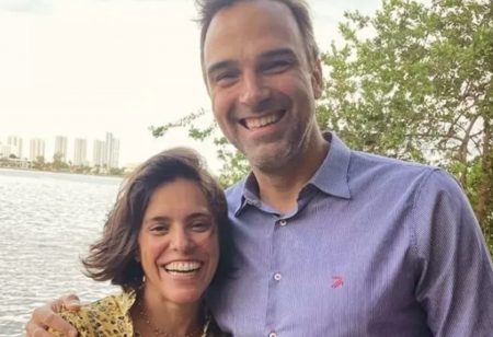 Tadeu Schmidt celebra 24 anos de casamento com a esposa e revela intimidade da relação