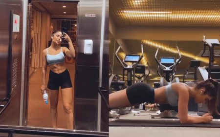 Jade Picon empina o corpo em treino pesado e ostenta tanquinho
