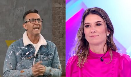 Craque Neto dá puxão de orelha em marido de Rebeca Abravanel ao vivo na Band