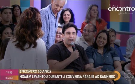 Fátima Bernardes cai na gargalhada ao lembrar de gafe no Encontro