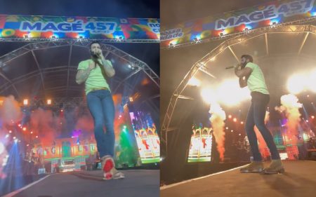 Deboche? Gusttavo Lima manda recado para prefeito durante show em Magé