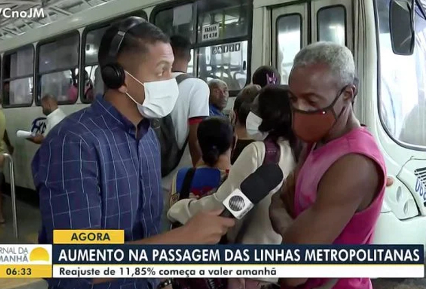 Entrevistado choca repórter da Globo e solta palavrões ao vivo em telejornal