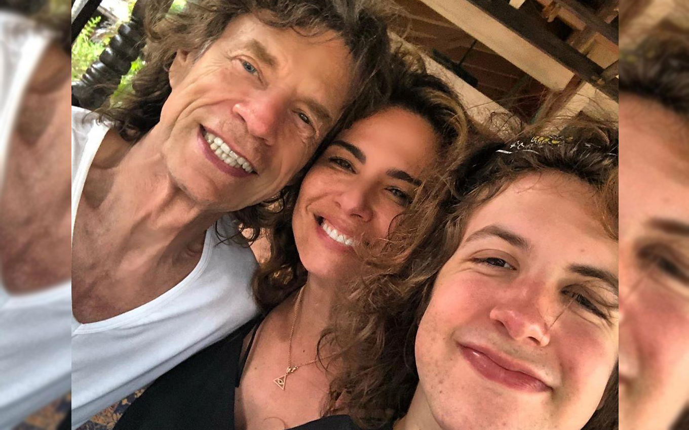 Mick Jagger, Luciana Gimenez e Lucas