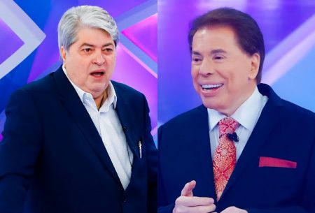Silvio Santos surpreende Datena e o faz chorar muito no SBT; veja