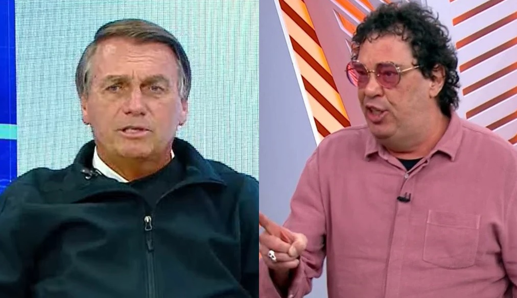 Casagrande chama a atenção de Bolsonaro, que responde e ataca comentarista da Globo