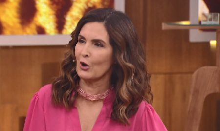 Fátima Bernardes leva susto com reação de ator após cortar cena de Pantanal
