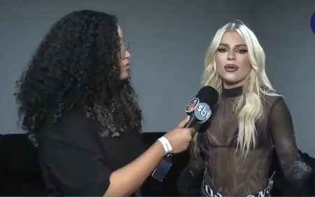 Luísa Sonza recebe cantada de repórter do SBT durante entrevista