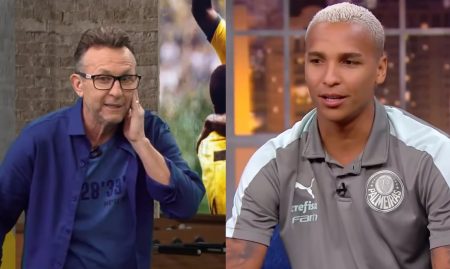 Deyverson pede para Craque Neto “baixar a bola” e leva voadora do apresentador