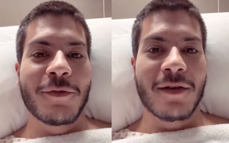 Arthur Aguiar fala com fãs após cirurgia delicada: “Deu certo”