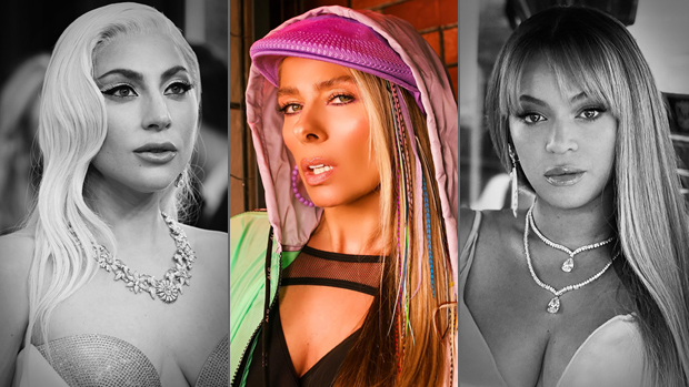 Lady Gaga, Adriane Galisteu e Beyoncé