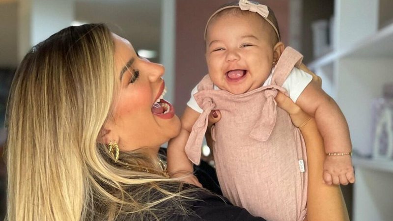 Lorena Improta comemora 9 meses da filha com festa junina e derrete web